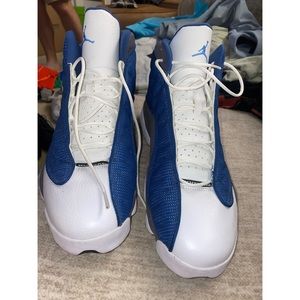 Air Jordan Retro 13 Flint Michigan blue